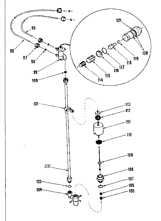 Brine valve assembly & nozzle assembly