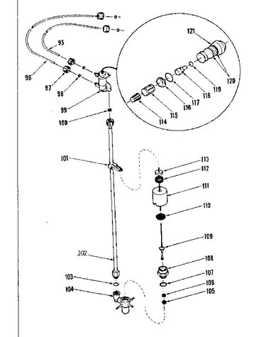 Brine valve assembly & nozzle assembly