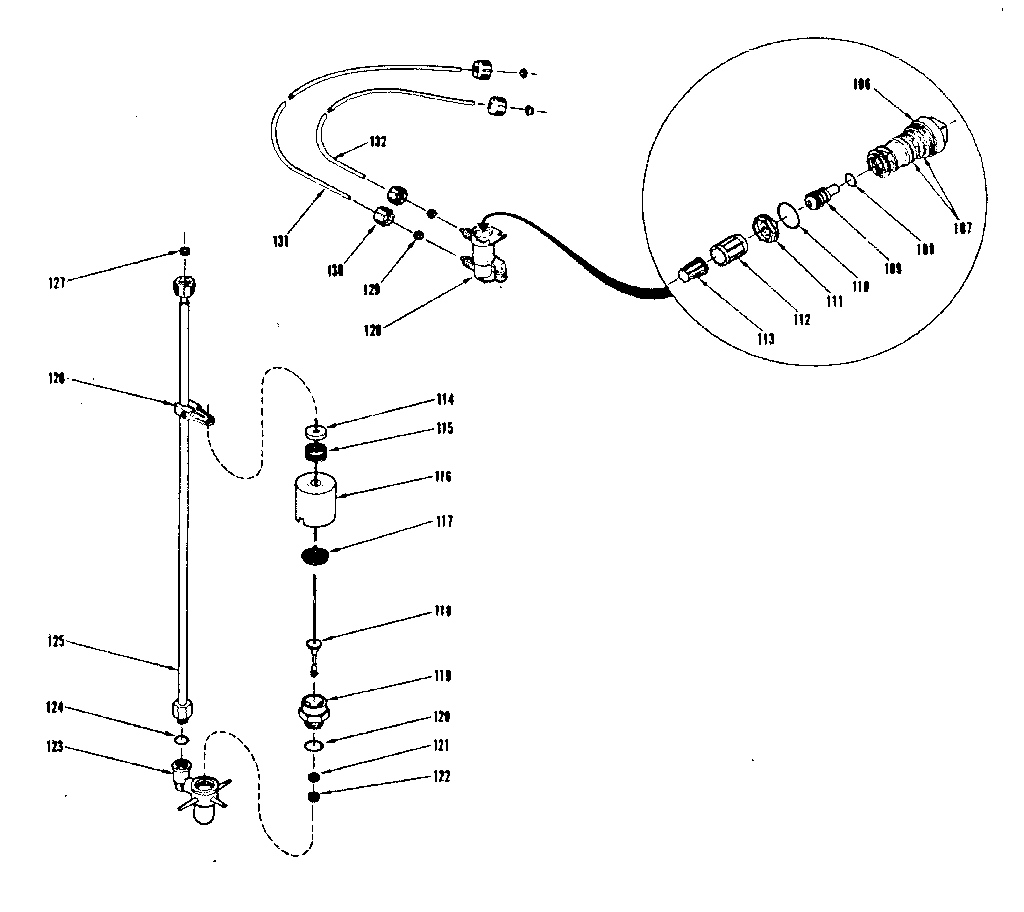 Brine valve assembly