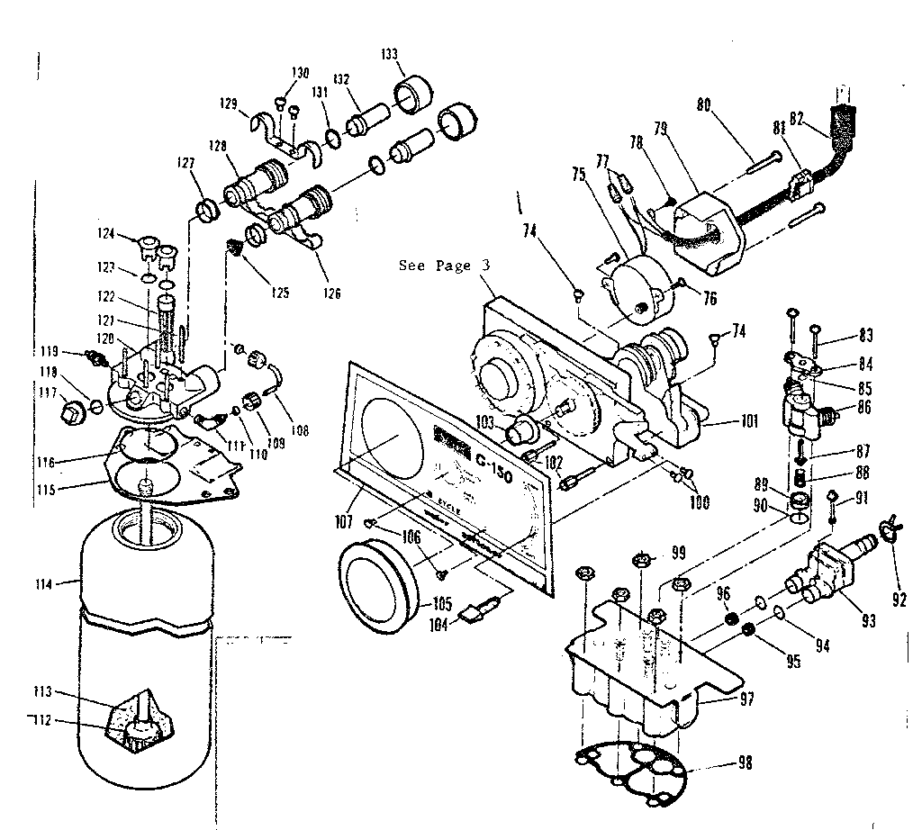 MOTOR AND VALVE ASSEMBLY