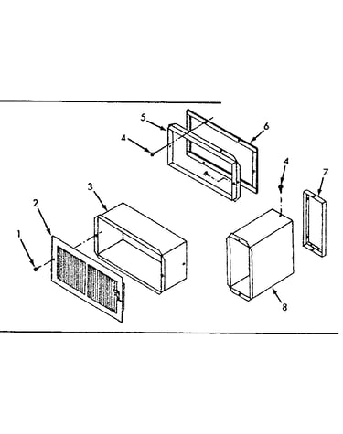 Wall register kit