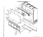 Sears 867736710 cabinet assy diagram