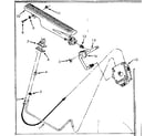 Sears 867736750 burner, manifold & gas valve diagram