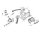 Kenmore 867818251 blower assembly diagram