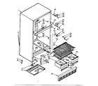 Kenmore 1066682162 cabinet parts diagram