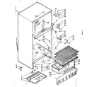 Kenmore 1066683121 cabinet parts diagram