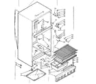 Kenmore 1066683122 cabinet parts diagram