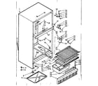 Kenmore 1066683143 cabinet parts diagram