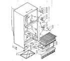 Kenmore 1066683164 cabinet parts diagram