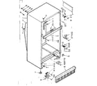 Kenmore 1066684120 cabinet parts diagram