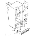 Kenmore 1066684110 cabinet parts diagram