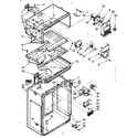 Kenmore 1066684110 freezer parts diagram