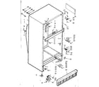 Kenmore 1066684111 cabinet parts diagram