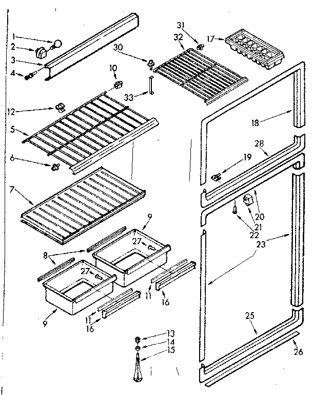 Breaker and liner parts
