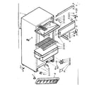 Kenmore 1066691390 cabinet parts diagram