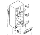 Kenmore 1066692170 cabinet parts diagram