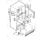 Kenmore 1066694560 cabinet parts diagram