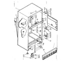 Kenmore 1066696510 cabinet parts diagram