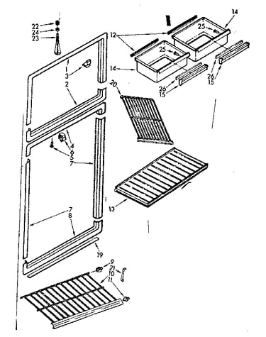Breaker and shelf parts