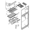 Kenmore 1067606120 breaker and shelf parts diagram
