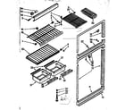 Kenmore 1067606141 breaker and shelf parts diagram