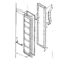 Kenmore 1067620110 freezer door parts diagram