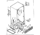 Kenmore 1067620161 cabinet parts diagram