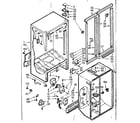 Kenmore 1067620561 refrigerator cabinet parts diagram
