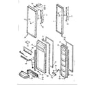 Kenmore 1067620521 refrigerator door parts diagram