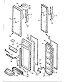Refrigerator door parts