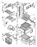 Refrigerator liner parts