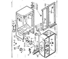 Kenmore 1067620523 refrigerator cabinet parts diagram
