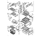 Kenmore 1067620543 refrigerator liner parts diagram
