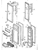 Refrigerator door parts