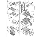 Kenmore 1067620564 refrigerator liner parts diagram
