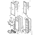 Kenmore 1067620524 refrigerator door parts diagram