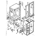 Kenmore 1067620565 cabinet parts diagram
