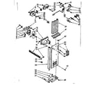 Kenmore 1067620525 air flow and control parts diagram