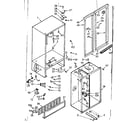 Kenmore 1067620660 cabinet parts diagram
