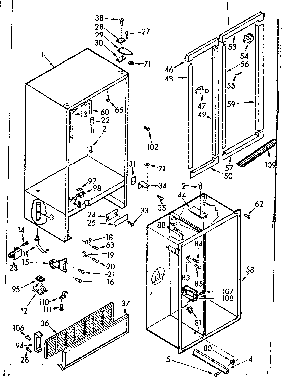 Cabinet parts