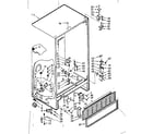 Kenmore 1067620810 cabinet parts diagram
