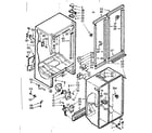 Kenmore 1067621410 cabinet diagram