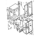 Kenmore 1067621412 cabinet diagram
