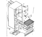 Kenmore 1067622020 cabinet diagram