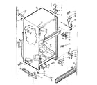 Kenmore 1067625140 refrigerator cabinet parts diagram