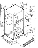 Refrigerator cabinet parts