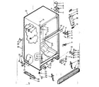 Kenmore 1067625320 cabinet parts diagram