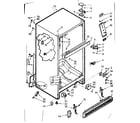 Kenmore 1067627140 cabinet parts diagram