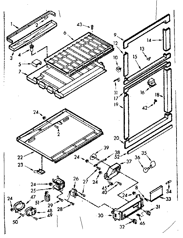 Breaker and partition parts