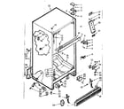 Kenmore 1067627440 cabinet parts diagram